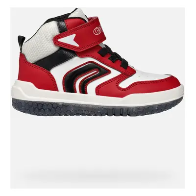 GEOX Buzzerlight Boy Red/white, Size: