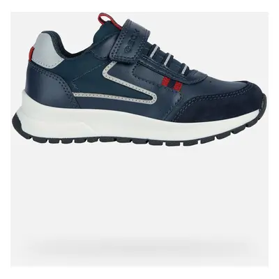 GEOX Briezee Boy Navy/dark Red, Size: