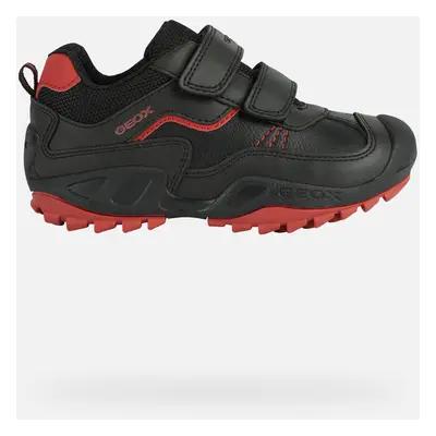 GEOX New Savage Boy Black/red, Size: