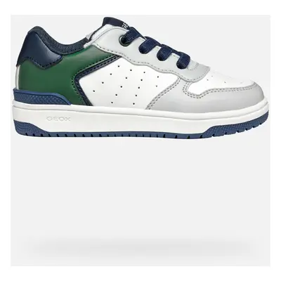 GEOX Washiba Junior Light Grey/dark Green, Size: