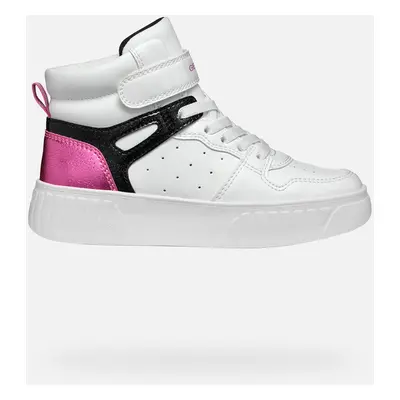 GEOX Mikiroshi Girl White/dark Fuchsia, Size: