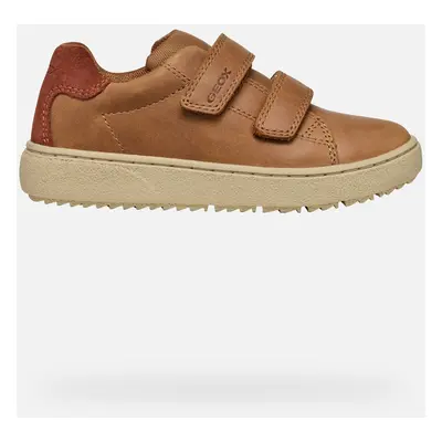 GEOX Theleven Boy Cognac, Size: