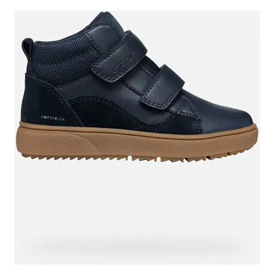 GEOX Theleven Abx Boy Navy/caramel, Size: