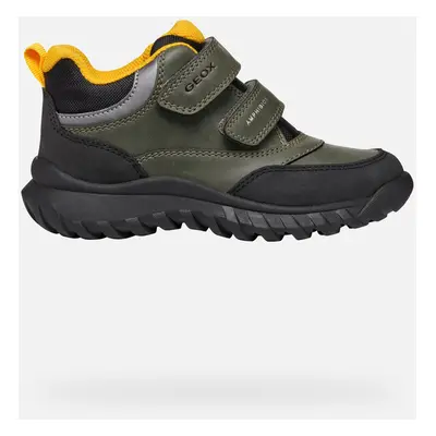 GEOX Simbyos Abx Boy Dark Green/black, Size: