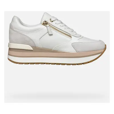 GEOX New Kency Woman White/off White, Size: