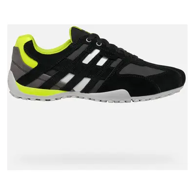 GEOX Snake Man Black/fluo Yellow, Size: