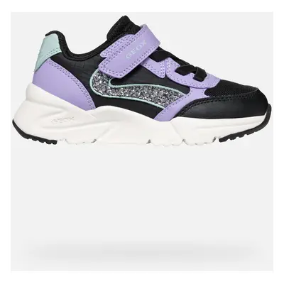 GEOX Loftus Girl Black/lavender, Size: