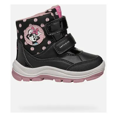 GEOX Flanfil Abx Baby Black/old Rose, Size: