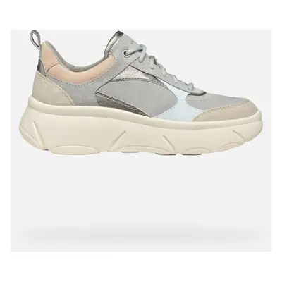 GEOX Nebula 2.0 X Woman Dark Grey/light Taupe, Size: