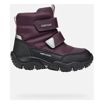 GEOX Baltic Abx Baby Dark Burgundy/black, Size: