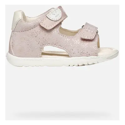 GEOX Sandal Macchia Baby Girl Rose/off White, Size: