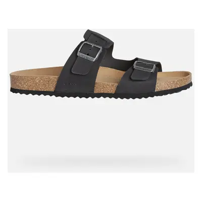 GEOX Sandal Ghita Man Black, Size: