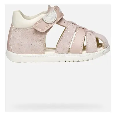 GEOX Sandal Macchia Baby Girl Rose/off White, Size: