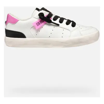 GEOX Gisli Girl White/fuchsia, Size: