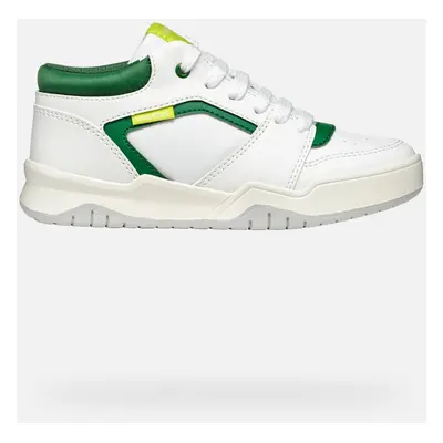 GEOX Perth Boy White/green, Size: