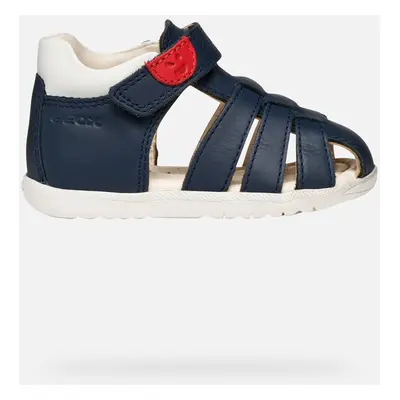 GEOX Sandal Macchia Baby Navy, Size: