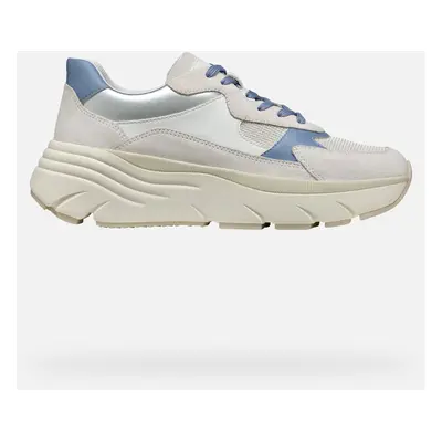 GEOX Diamanta Woman Light Blue/off White, Size: