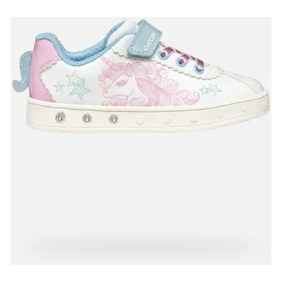 GEOX Skylin Girl White/pink, Size: