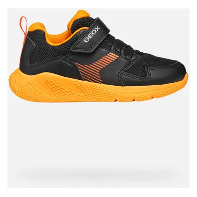 GEOX Sprintye Boy Black/orange, Size: