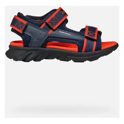 GEOX Sandal Airadyum Junior Navy/red, Size: