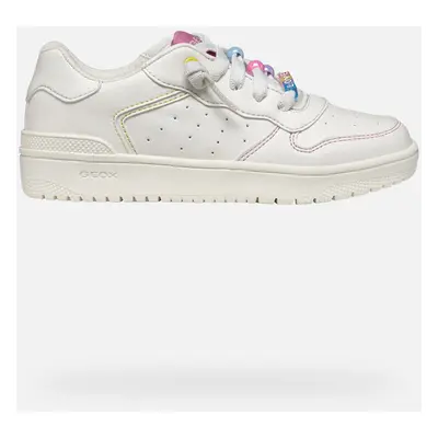 GEOX Washiba Girl White/pink, Size: