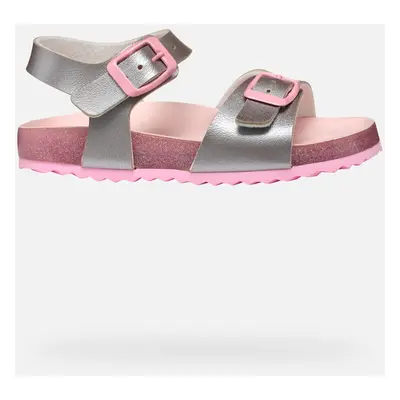 GEOX Adriel Junior Silver/pink, Size: