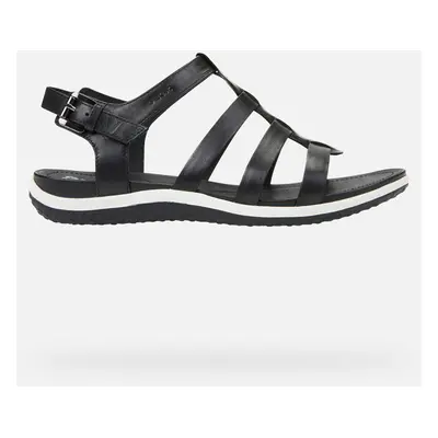 GEOX Sandal Vega Woman Black, Size: