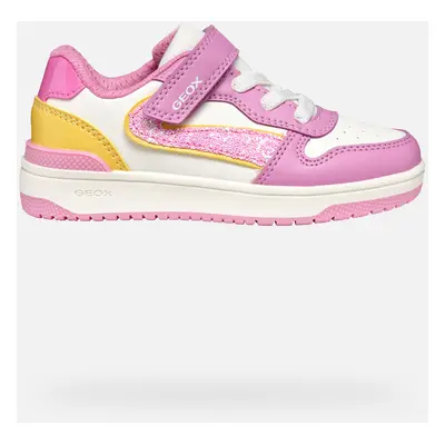 GEOX Washiba Girl Dark Pink/yellow, Size: