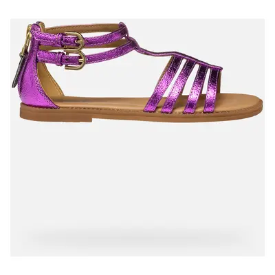 GEOX Sandal Karly Girl Purple, Size: