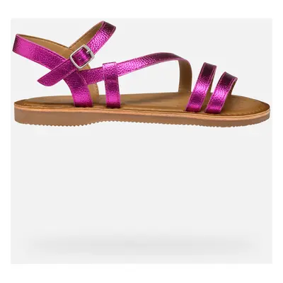 GEOX Sandal Eolie Girl Fuchsia, Size: