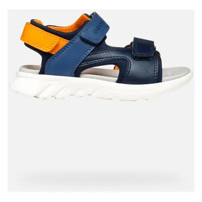 GEOX Sandal Airadyum Boy Navy/orange, Size: