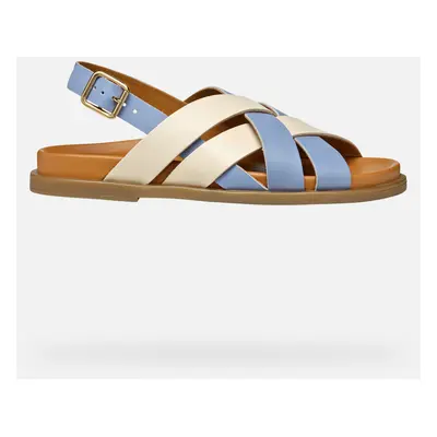 GEOX Adelash Woman Light Blue/papyrus, Size: