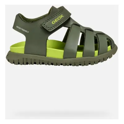 GEOX Sandal Fusbetto Baby Sage, Size: