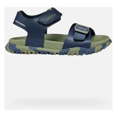 GEOX Sandal Fusbetto Junior Navy/military, Size: