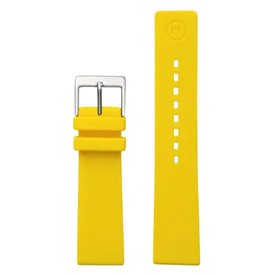 Yellow Silicone Strap (22mm)