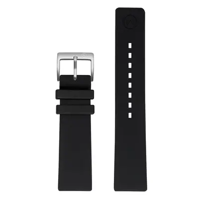 Black Silicone Strap (22mm)