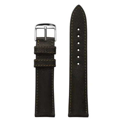 Organic Padded Mocha Leather Strap (20mm)