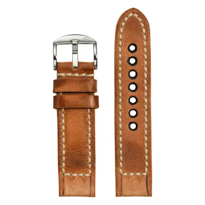 Worn Bronze Leather Strap (22mm)