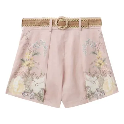 ZIMMERMANN - Floral Print Linen Shorts