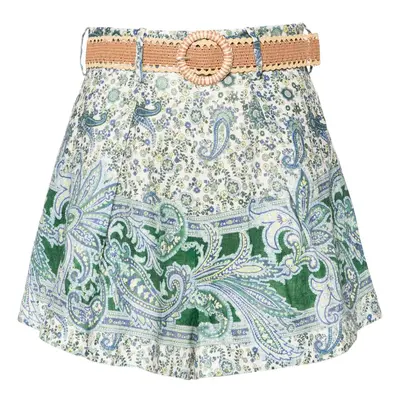 ZIMMERMANN - Paisley Print Linen Shorts