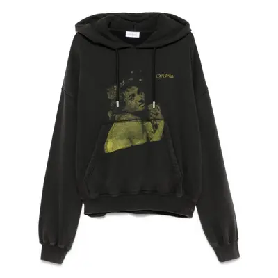 OFF-WHITE - Blurred Bacchus Cotton Hoodie