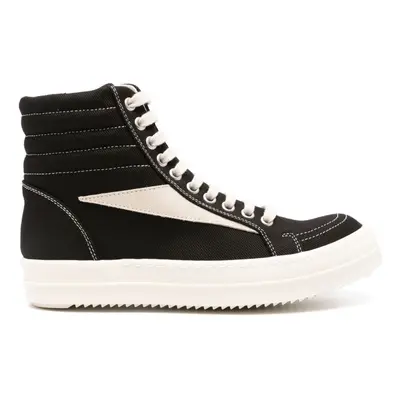 RICK OWENS DRKSHDW - Canvas High-top Sneakers