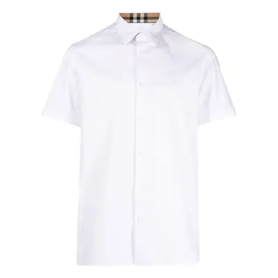 BURBERRY - Ekd Logo Cotton Shirt