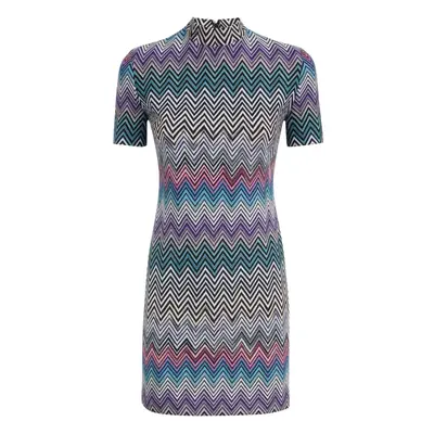 MISSONI - Zig Zag Motif Wool Mini Dress