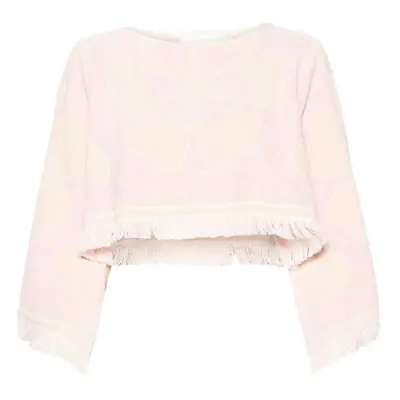 ZIMMERMANN - Logo Towelling Cropped Top