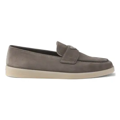 PRADA - Suede Leather Loafers