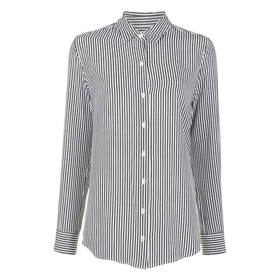 EQUIPMENT - Striped Silk Shirt