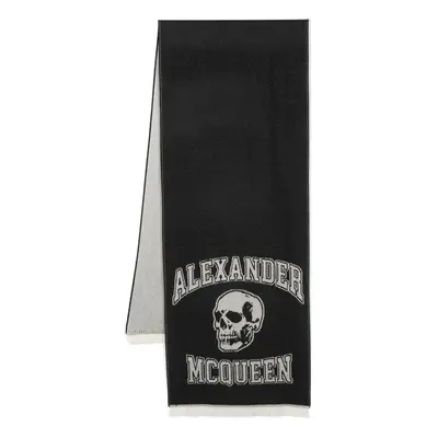 ALEXANDER MCQUEEN - Logo Wool Scarf