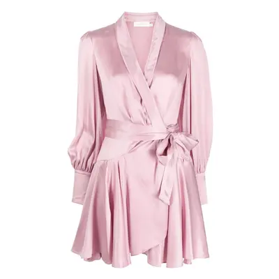 ZIMMERMANN - Silk Wrap Mini Dress