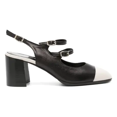 CAREL PARIS - Papaya Leather Slingback Mary Janes